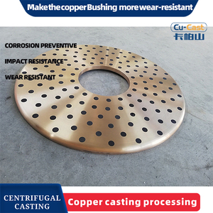 Douilles en bronze CuSn6Zn6Pb3 personnalisées, usinées avec précision par CNC, joints de haute qualité résistants à l'usure pour équipements miniers, taille 50 - Product Image 4
