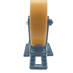 विमा औद्योगिक 8 इंच का कैस्टर पू और लोहे के अरंडी-वेल-ब्रेक व्हील्स यूरोपीय ट्रोली कैबिनेट के लिए भारी शुल्क कैस्टर - Product Image 3