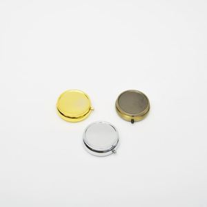 Novelty Design Mini Easy Carry Lowest Price Metal Pill Box With <b>Mirror</b> - Product Image 5