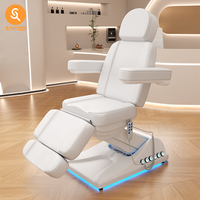 Lit de Massage Électrique Moderne pour Colonne Vertébrale, Nouveau Modèle Pliable, Réglable, Chaise-Lit de Spa pour Salon de Beauté, Tables de Massage Modernes