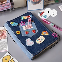 Cuaderno Personalizado de Tapa Dura con Diseño Vaquero, 100 Hojas, Tema de Dibujos Animados Vintage, Carpeta Abierta y Cerrada, Diario de Viaje, Bloc de Notas, Regalo