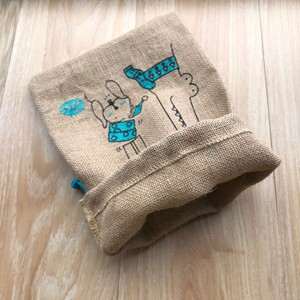 Sac en toile de jute naturelle avec cordon de serrage, sac d'emballage en toile de jute pour céréales, grains de café, maïs - Product Image 2