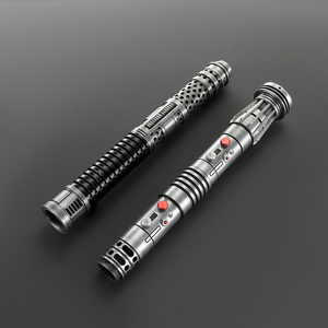 <span class=keywords><strong>Sabre</strong></span> <span class=keywords><strong>laser</strong></span> double Darth <span class=keywords><strong>Maul</strong></span> avec poignée en métal vieilli, RGB, mouvement fluide, double lame, Force FX, épée de duel lourde, jouet <span class=keywords><strong>laser</strong></span> - Product Image 5