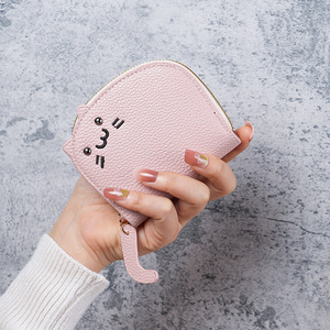 2024 Ke AI กระเป๋าใส่บัตรหลายช่องกระเป๋าเงินผู้หญิงลายการ์ตูนขั้นสูงกระเป๋าใส่เงินผู้หญิงแบบสั้นมีซิปปิดสำหรับคนดังทางอินเทอร์เน็ตใหม่กระเป๋าโพลีเอสเตอร์ - Product Image 2