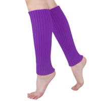 Chaussettes sans pied en tricot fluorescent pour femmes des années 80, chaussettes côtelées, bas, accessoires d'Halloween
