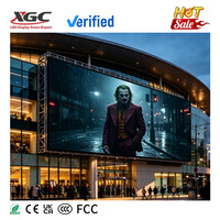 Affichage numérique LED fixe extérieur IP65 étanche lisible au soleil 8K HDR10 pour façade de bâtiment d'hôtel et affichage de marque extérieur