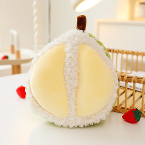 Custom Super Soft Long Plush Creative Fun Fruit Durian Stuffed <strong>Toy</strong> Pillow with PP Cotton Filling Embroidered - Product Image 1
