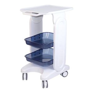 Chariot multifonctionnel professionnel, équipement de salon de beauté médicale, chariot à roulettes avec deux tiroirs - Product Image 3