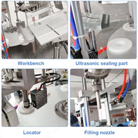 Machine de remplissage et de scellage automatique à ultrasons HNOC pour tubes de wasabi, dentifrice, aluminium et plastique