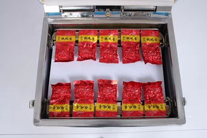 Machine d'emballage sous vide automatique pour sacs de conservation de bacon, pizza, poisson, poulet, maïs, café, viande, fruits, légumes, mini machine d'emballage sous vide pour la maison - Product Image 5