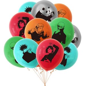 CrzPai <span class=keywords><strong>Jujutsu</strong></span> <span class=keywords><strong>Kaisen</strong></span> décorations de fête d'anniversaire pour garçons Anime thème Sukuna fournitures avec ballons pour enfants adolescents fête X0343 - Product Image 4