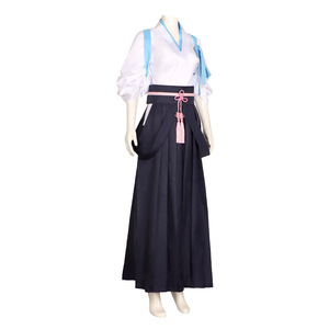 Disfraz de Cosplay de Anime para Halloween, Kimono y Uniforme de Kendo de <span class=keywords><strong>Ayaka</strong></span> Kamari, para Mujer Adulta, de Poliéster - Product Image 4