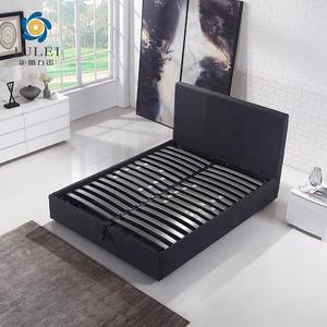 Железный металлический каркас кровати элегантный стиль большой вместимости под двойной размер подъемный Каркас дивана-кровати с глубоким пространством для хранения - Product Image 2