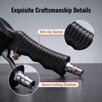 Pistola de Grasa Neumática Profesional de Alta Presión, Herramienta Lubricadora Manual 2 en 1 para Automóviles, Camiones y Maquinaria