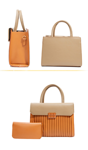 Jiali QAZA pengerjaan halus tas tangan wanita mewah desain baru dengan kualitas tinggi PU kulit modis gaya wanita - Product Image 5