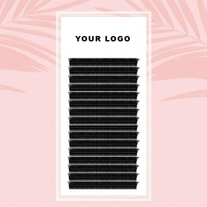 NQ LASHES FACTORY - Extensiones de Pestañas Hechas a Mano con Pelo Sintético de Seda Natural, Grosor de 0.03/0.05 mm, Curvatura Natural, Suaves y Mate - Product Image 1