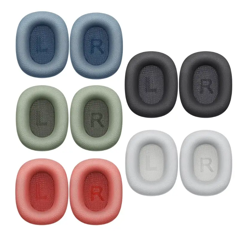 Almofadas de orelha Max em tecido Max almofadas de couro para fones de ouvido PP LE Air Pods