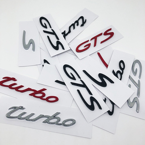 Para Cayenne, Cayman, Carrera, Macan, GTS, Turbo 4S, Emblema Adhesivo para Maletero Trasero de Coche, Accesorios Hechos en China - Product Image 5