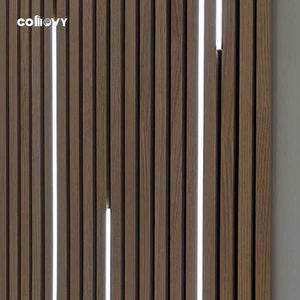 Pannello di legno in legno a lamelle acustiche pannello acustico in <span class=keywords><strong>rovere</strong></span> naturale acustico pannelli acustici in malesia - Product Image 6