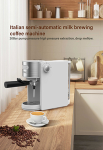 Máy pha cà phê Espresso Capuchino Novaespresso, máy làm Cappuccino, máy điện bằng thép không gỉ 1.3L, bảo hành 2 năm - Product Image 4