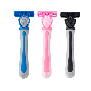 Pearl Max, dernière vente, mini <span class=keywords><strong>rasoir</strong></span> pour femmes, <span class=keywords><strong>rasoir</strong></span> à poils sous les bras, acier inoxydable, 3 lames, manche en caoutchouc, <span class=keywords><strong>rasoir</strong></span> de barbier - Product Image 2