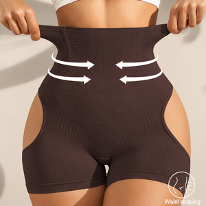 Venta al por mayor <span class=keywords><strong>de</strong></span> fábrica: Faja moldeadora <span class=keywords><strong>de</strong></span> cintura sin bordes rizados, bragas levanta glúteos transpirables para mujer - Product Image 1