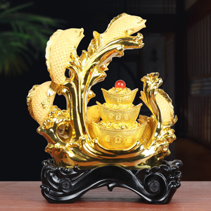 Statua Mascotte Pesce Portafortuna <span class=keywords><strong>2026</strong></span> per Decorazione Casa, Soggiorno, Ingresso, Cantinetta, Ufficio, Negozio, Regalo di Inaugurazione - Product Image 3