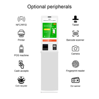 Kios Layar Sentuh 32 Inci untuk Pembayaran Mandiri, Terminal Pembayaran Swalayan untuk Supermarket, Ritel, dan Makanan Cepat Saji