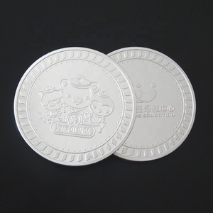 판매용 맞춤형 메탈 동물 실버 코인, 퓨어 컬러 코인 - Product Image 5