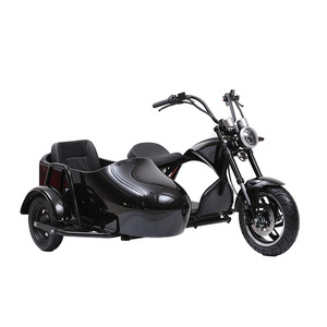 Scooters électriques à trois roues, motos Citycoco, tricycles électriques pour 2 personnes, vélos cargo, tricycles motorisés, scooters avec side-car - Product Image 3