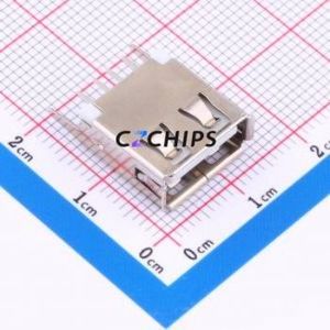 USB180-09-T1-W USB Connector Through hole Component (THT) Connector Type-A USB 2.0 Female Through Hole - Product Image 1
