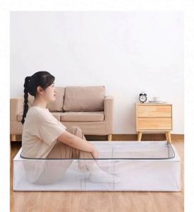 <b>Foldable</b> Storage Box Fabric Under Bed Zipper Mesh Organizer Vietnam - Product Image 5