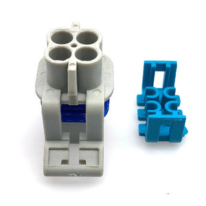 Auto Connector 4 Pin Blue Gray Plastic Waterproof Plug <b>For</b> <b>Car</b> Oxygen <b>Sensor</b> - Product Image 4
