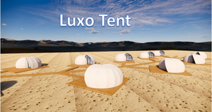 Luxo çin üretici sıcak satış açık resort glamping ev kabuklu deniz hayvanı kabuğu çadır - Product Image 4