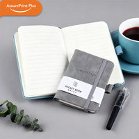 Carnet de poche en cuir PU avec couverture rigide, logo personnalisé, mini journal avec stylo intégré, cadeau promotionnel d'entreprise