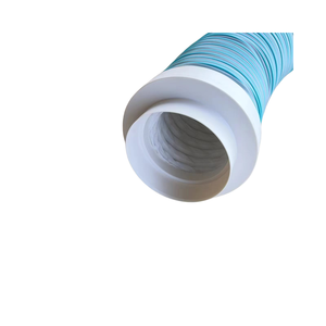 Tubo de absorción de sonido elástico azul <span class=keywords><strong>TPV</strong></span> para absorber el ruido en el flujo de aire para la ventilación - Product Image 5