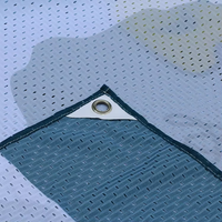 Bannière publicitaire en maille personnalisée, imprimée par sublimation double face, pour poteaux de rue, bannière en PVC perméable au vent