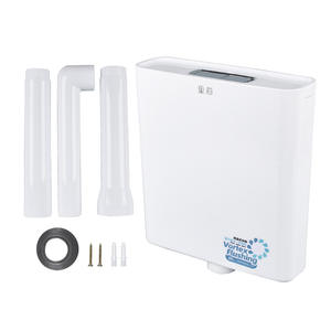 ถังชักโครกติดผนังแบบกดสองปุ่ม พร้อมระบบกดชักโครกแบบนั่งยองในตัว - Product Image 5