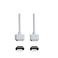 Support OEM Flexible 4 Broches Mâle et Femelle 2.0mm Pitch Magnetic Pogo Pin Connector Usb Data Cable Laptop Power Battery Charger