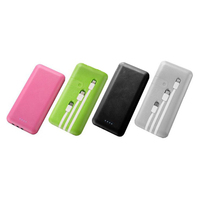 Chargeur portable ultra-rapide 20000 mAh ultra-fin 3 en 1 avec câble Micro USB, sortie 10W pour tous les téléphones - Vente flash