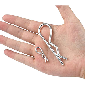 <span class=keywords><strong>Clips</strong></span> à ressort en acier au carbone personnalisés, goupilles de retenue, goupilles à pression, goupilles d'attelage - Product Image 2