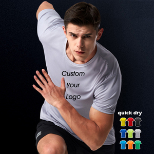 Cheap Promotion Gift Tee T Shirt Men Polyester Quick Dry Fit Sport Tshirt Custom Sublimation Transfer Print Logo T-shirt for