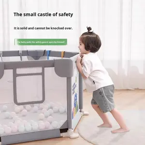 Barrière de protection pour bébé, tapis d'éveil en tissu pour enfants, salon, intérieur, sécurité domestique, apprentissage de la marche, clôture de jeu - Product Image 4