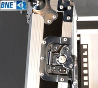 Rack audio 10U avec roulettes, 2 portes, double couche, en contreplaqué étanche, antichoc, pour scène, amplificateur, flight case