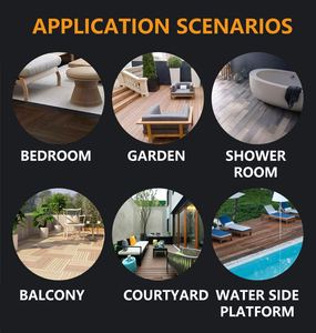 Tarima Exterior de Madera y Plástico Compuesto Anti-UV, Antideslizante, Coextruida, WPC - Product Image 3