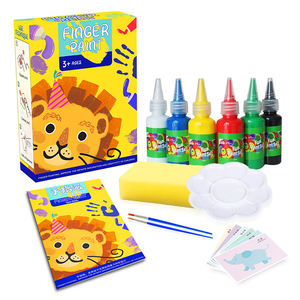 शैक्षिक हाथ से पेंट धो सकते हैं उंगली रंग पेंट बच्चा पेंटिंग पानी के रंग का कला पेंट सेट - Product Image 1