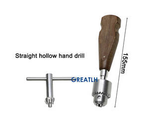 Armadietto ortopedico Kirschner forato a mano trapano a forma di T/dritto a forma di osso trapano a mano strumento ortopedico Pet - Product Image 6