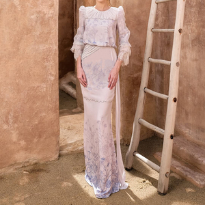 <span class=keywords><strong>2025</strong></span> Raya <span class=keywords><strong>New</strong></span> thiết kế mới nhất peplum phong cách baju kurung đẹp abaya in hoa Malaysia baju melayu hồi giáo phụ nữ Dresses - Product Image 3