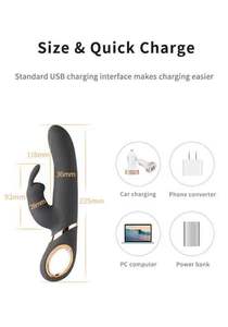 2023 New Arrived <strong>Rotation</strong> Av Massage Stick Adult Toys <strong>Rabbit</strong> <strong>Vibrator</strong> for Women <strong>G</strong> <strong>Spot</strong> Dildo <strong>Vibrator</strong> - Product Image 4