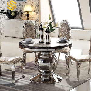 Venta al por Mayor moderno Piedra natural mesa de comedor para casa, <span class=keywords><strong>restaurante</strong></span> - Product Image 3